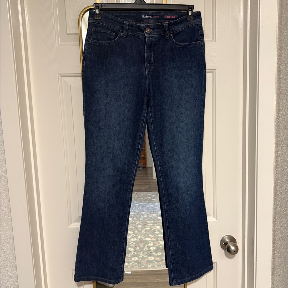 Style & Co. Y2K Women's Dark Indigo Boot Cut Jeans